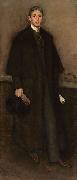 James Abbot McNeill Whistler Portrait of Arthur J Eddy oil on canvas